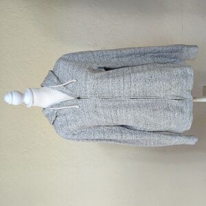 3/$20🌟 Arizona Jean Company Heather Gray Full Zip Hooded Sweatshirt Size Medium